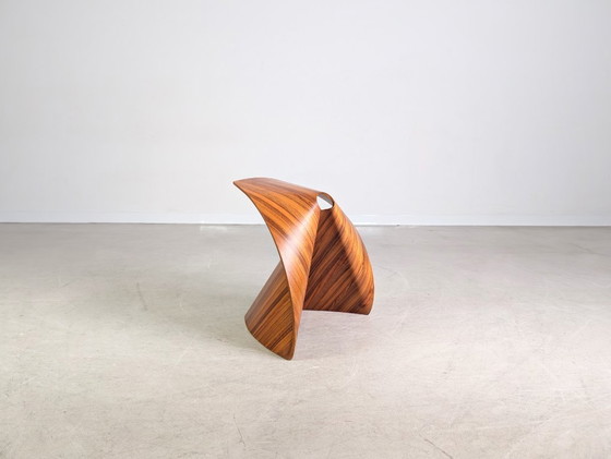 Image 1 of Lapalma AP stool Tokomo and Shin Azumi walnut side table