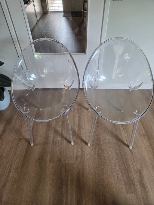 6x Kartell Mr. Impossible stoelen
