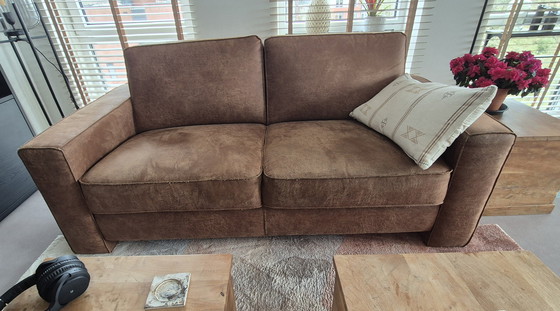 Image 1 of Canapé en cuir 2 et 2 places et demie