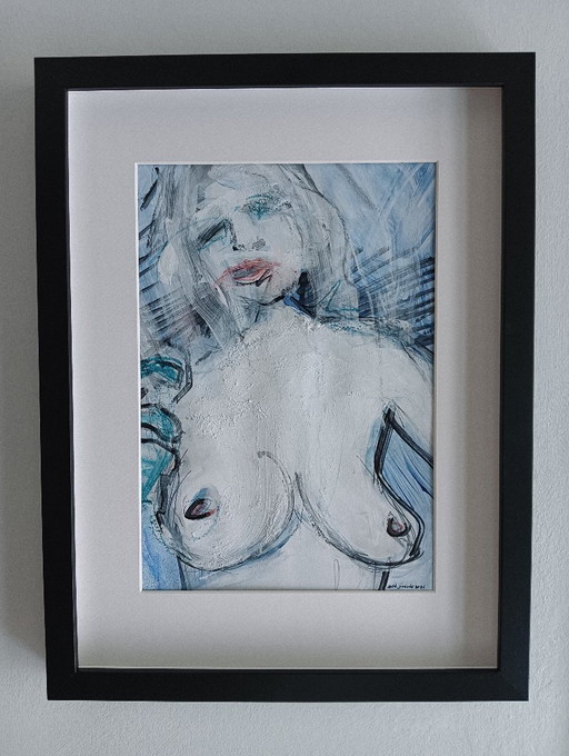 Linda Comes Out of the Luxeflex – schilderijen tekeningen, Paper (photo 2 of 8)