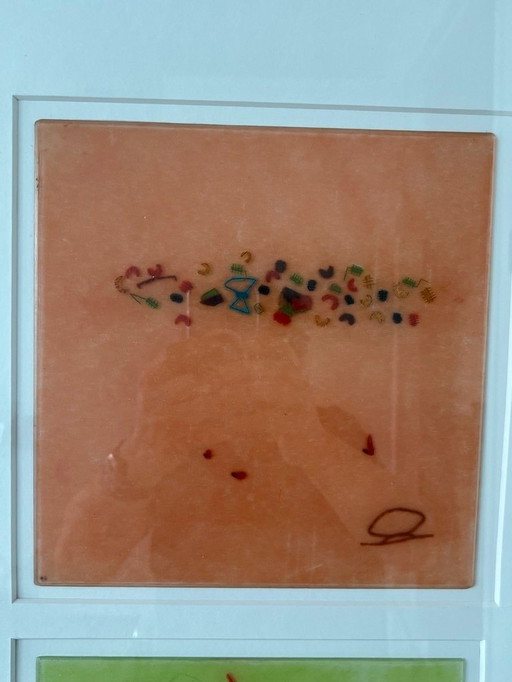 A P A van Grünsven (origineel werk) getiteld: "Etsplaten"