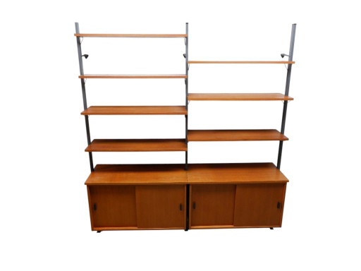 Zweedse Vintage Teak Wandkast Van Olof Pira, Jaren 60