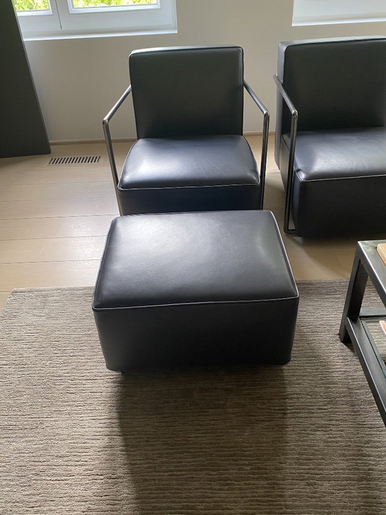 Image 1 of 2 seats Flexform ABC design Antonio Citterio plus Ottoman idem