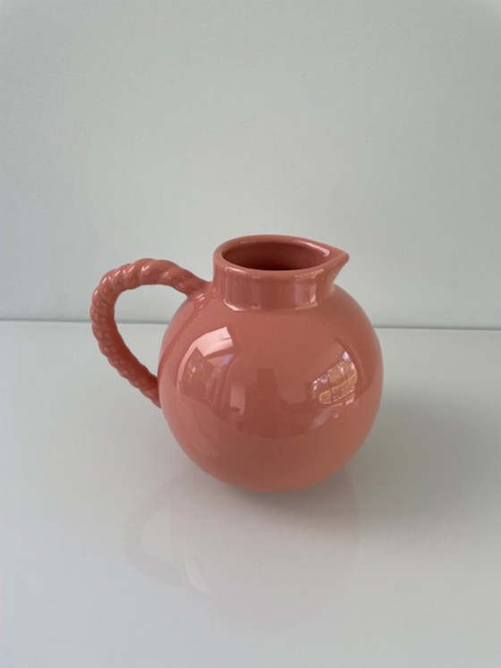 Brocca in ceramica rosa dalla forma bombata – Bicchieri e caraffe (photo 6 of 11)