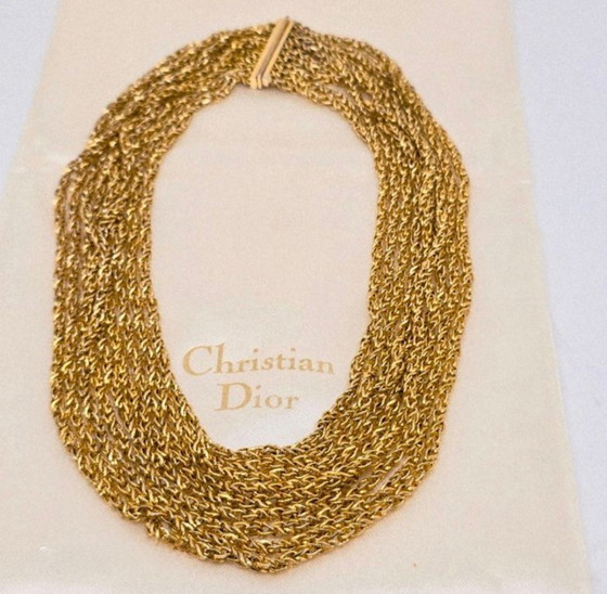 Image 1 of Vintage DIOR necklace – Christian Dior 1968 multi strand necklace