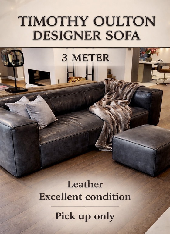 Image 1 of Sofá de diseño Timothy Oulton de 3 m