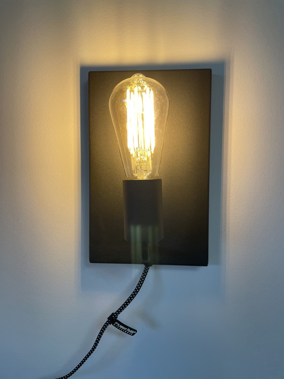 Image 1 of 2 black wall lamps industrial hotel chic