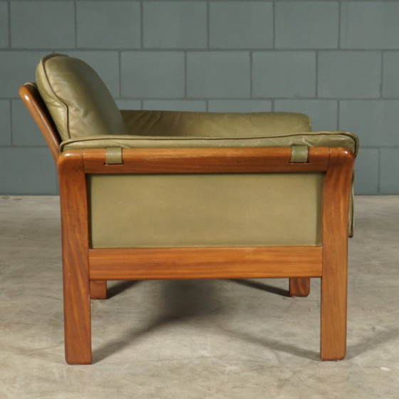 Poltrone vintage ‘Scala’ - Dreipunkt International - anni '80 – Leather, Wood (photo 3 of 11)