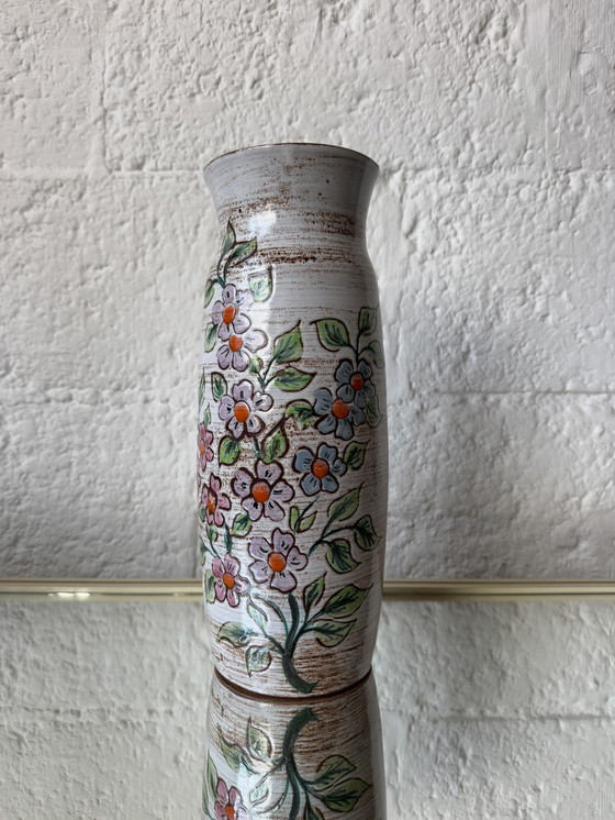 Image 1 of Large ceramic roller vase from Vallauris, 1960s