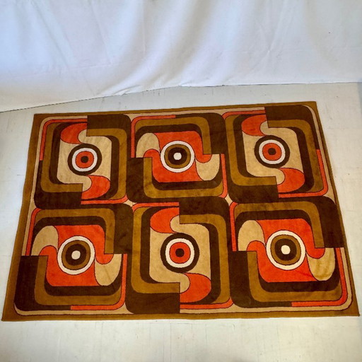 FARAO Carpet by Fekete Ferenc for LATEX Szombathely, 1974