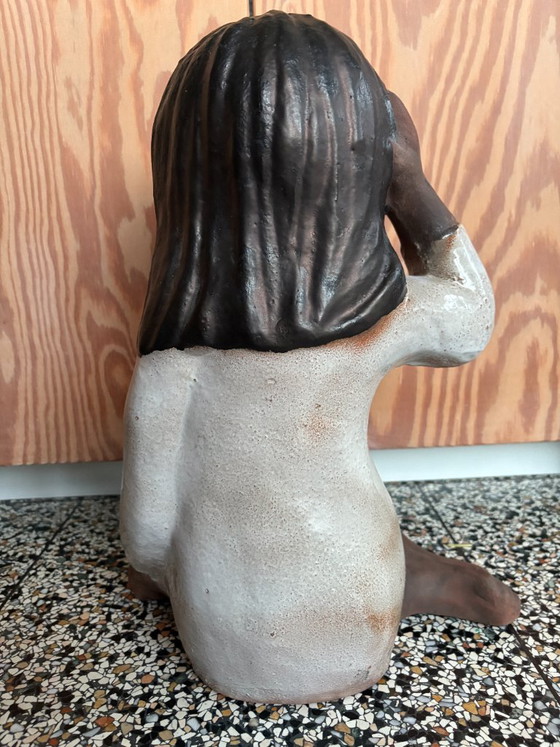 Perignem Bambino Anni '60 - '70 - Elisabeth Vandeweghe – Sculture, Ceramic (photo 4 of 14)