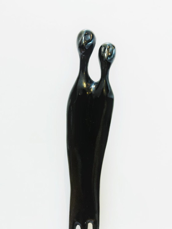 Image 1 of Scultura di Louise Hederström - Due-Unità - originale con adesivo - scultura di design 42 cm