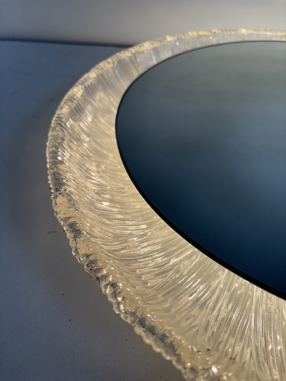 Image 1 of Vintage Hillebrand DesignSpiegel Verlicht Space Age Jaren 70