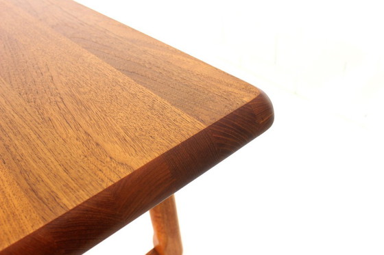 Image 1 of as new! TSM TARM Stole & Møbelfabrik Danish Mid - Century entirely solid Teak Coffee Table / Vintage Coffee Table