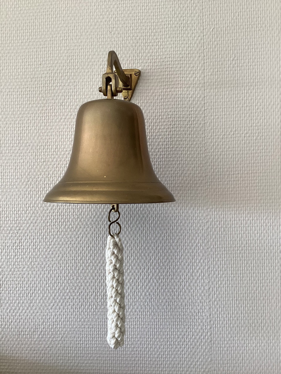 Cloche De Bateau Murale SIGNES GRIMALT En Laiton Doré - Neuve Sous Emballage
