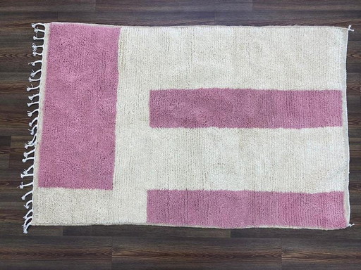 Traditional Pink Wool Rug 150/250cm
