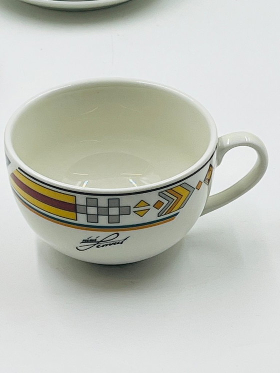 Set of 4 Royal Mosa Ravenna designer mugs – Crockery, Ceramic (photo 13 of 17)