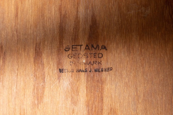 Image 1 of Fauteuil des années 1970 conçu par Hans Wegner pour Getama