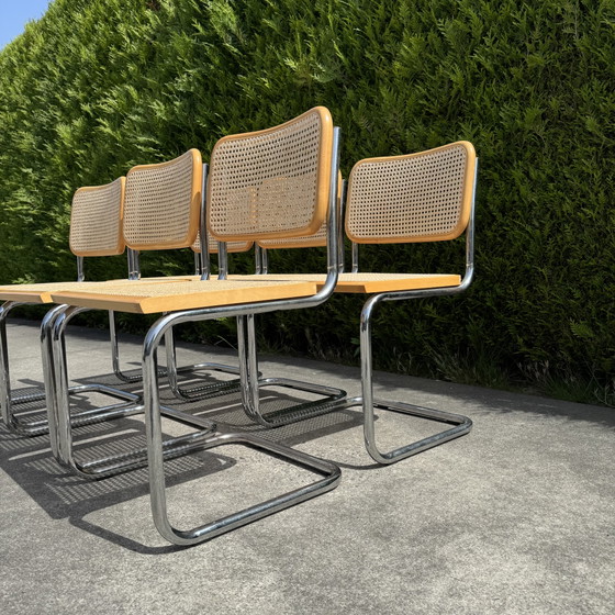Image 1 of Ensemble de 6 chaises à structure tubulaire