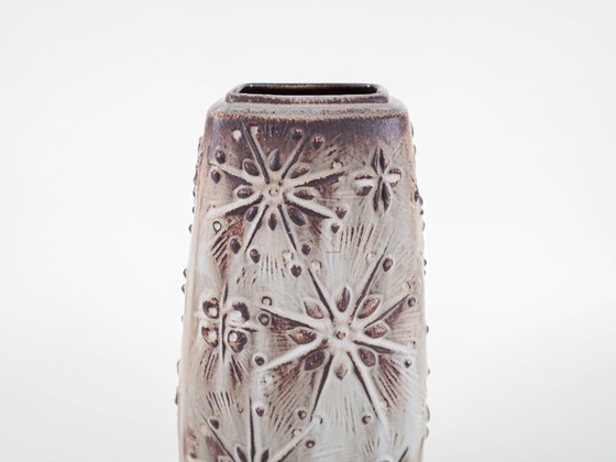 Image 1 of Beige ceramic vase, German design, 1960s, made in West Germany
