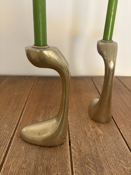 Image 1 of Vintage 1960s candlesticks