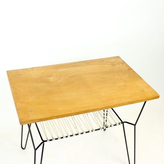 Image 1 of Couchtisch mit Metallgestell, Tschechoslowakei, 1960er Jahre