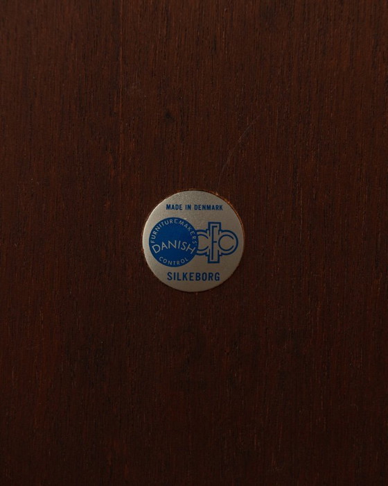 Image 1 of Vintage Rosewood Coffee Table (Model 283) by Johannes Andersen for CFC Silkeborg | Danish Modern Round Table