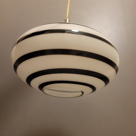 Suspension boule zébrée, Eglo Leuchten, vintage – Lampes, Céramique (photo 6 of 10)