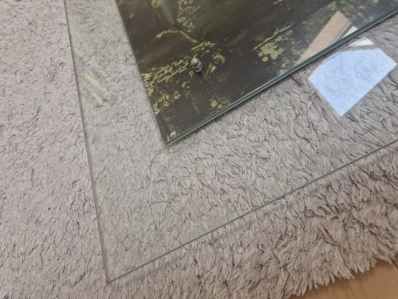 Rare Vintage Mixed-Media Wall Panel 'Bayon', Photography, Glass, Metal, Brown (photo 4 of 11)