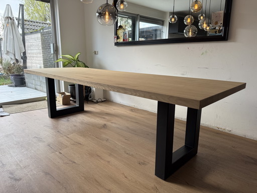 Aufgearbeiteter Eichentisch 2,80 x 1,00