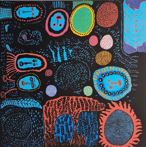 D'après Yayoi Kusama, À propos de l'amour, Lithographie, années 1990