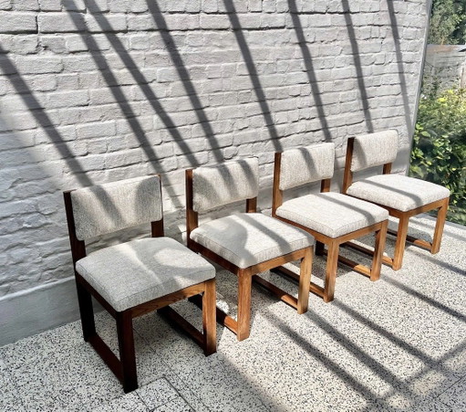 Chaises Vintage Années 70 4x