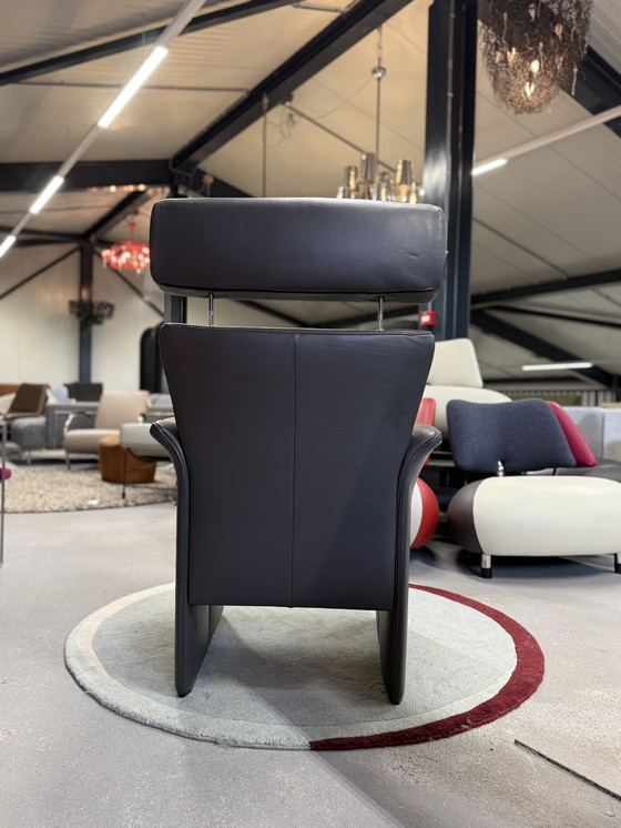 Image 1 of 2 Jori Aqua Fauteuils Grijs Leer