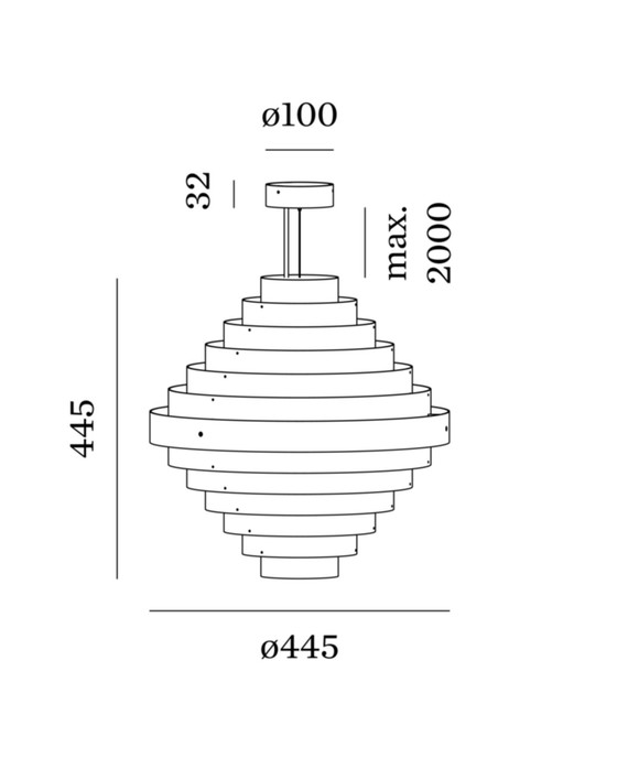 Image 1 of WEVER & DUCRE - Set di 2 lampade a sospensione - J.J.W. 05 Argento