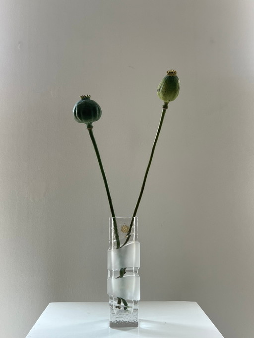 Vase en cristal vintage