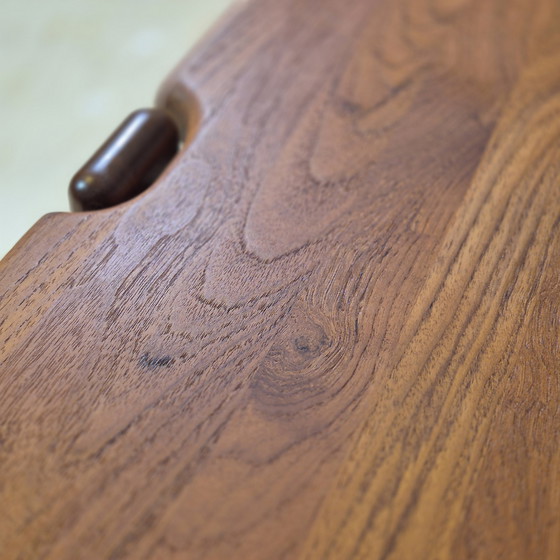 Image 1 of Niels Bach, table basse vintage danoise en teck restaurée