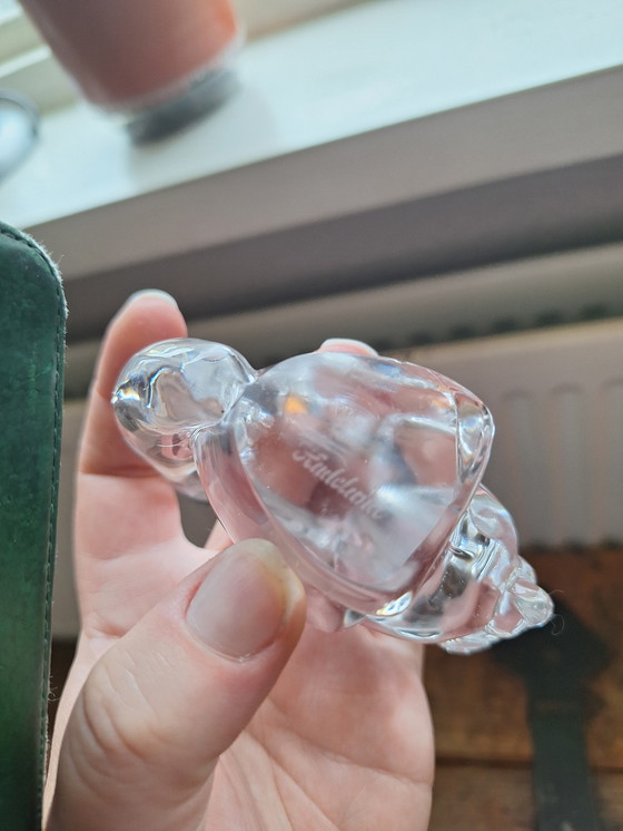 Image 1 of Fermacarte scoiattolo in cristallo vintage di Hadeland Norway