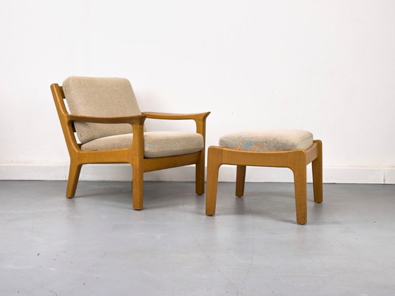 Danish Oak Lounge Chair and Ottoman by Juul Kristensen – Armchairs, Wood (photo 2 of 24)