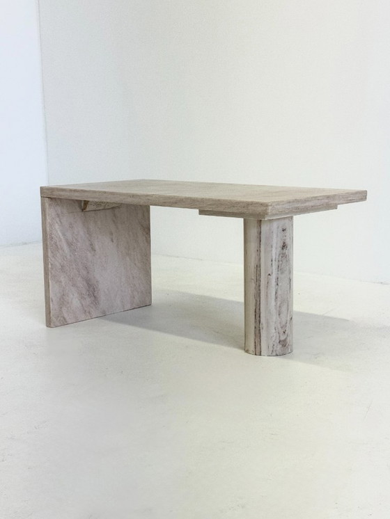 Image 1 of Italienischer Marmor Palissandro Couchtisch oder Beistelltisch