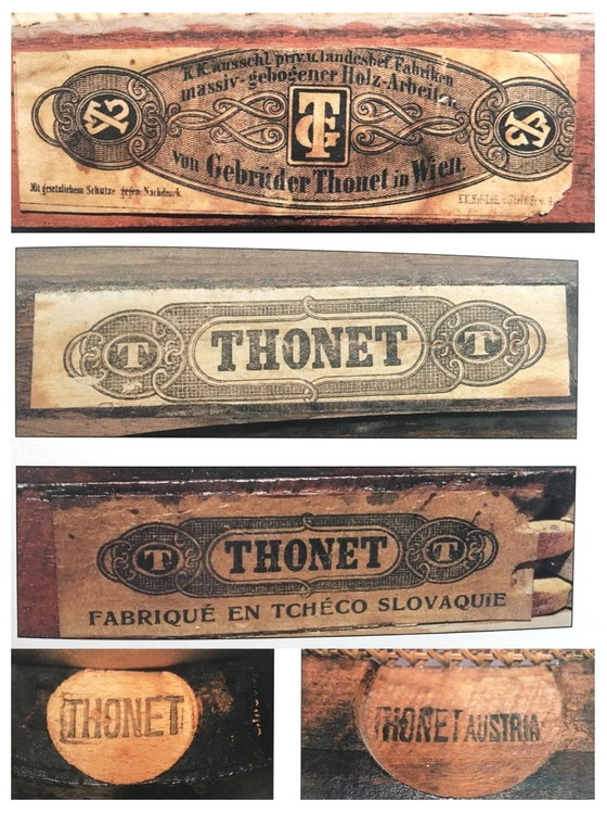 Image 1 of Silla auxiliar Thonet n.º 14, primera edición, 1859