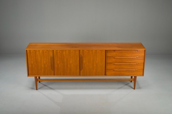 Image 1 of Buffet Type 214 en teck du Mid Century par Heinrich Riestenpatt pour RT Möbel, années 1960