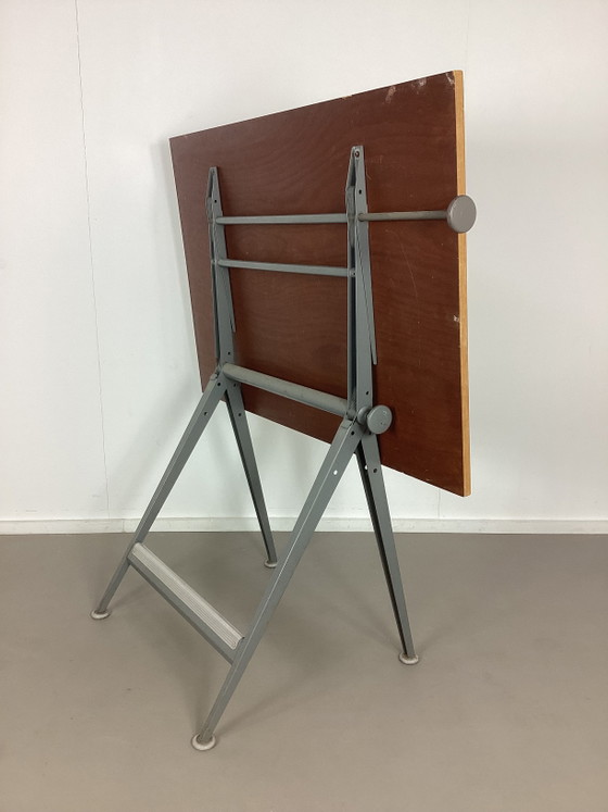 Image 1 of Vintage Friso Kramer drafting table Ahrend de Cirkel fifties Reply