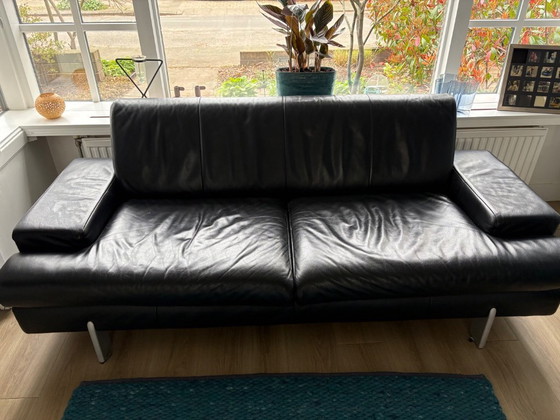 Image 1 of 2- and 3-seater Rolf Benz, model AK 644 leather