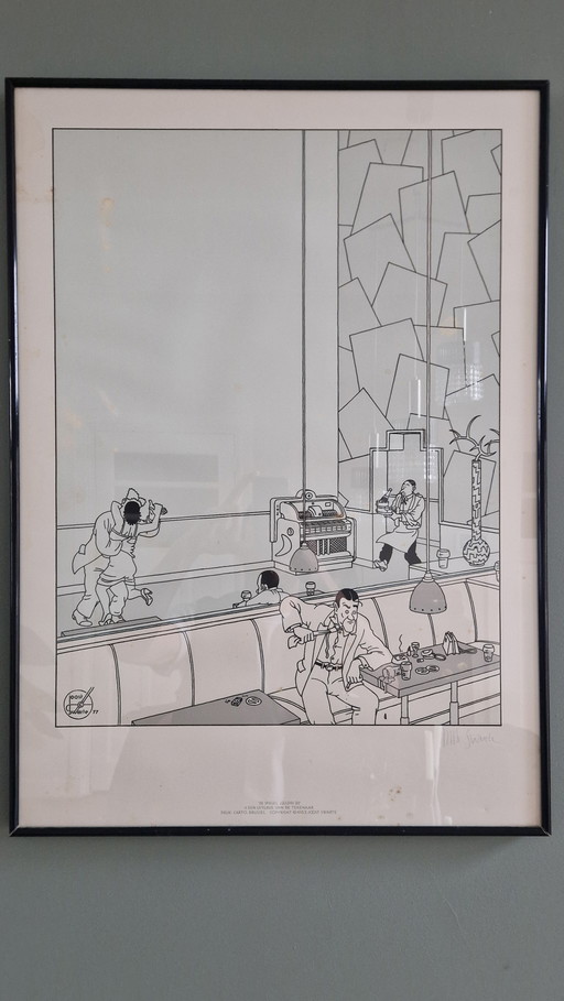 Cooles Vintage-Poster aus den 70ern von Joost de Swarte