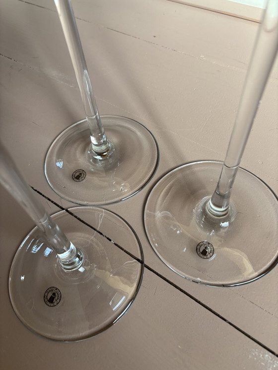 Image 1 of Juego de 3 candelabros de cristal, IKEA Blomster