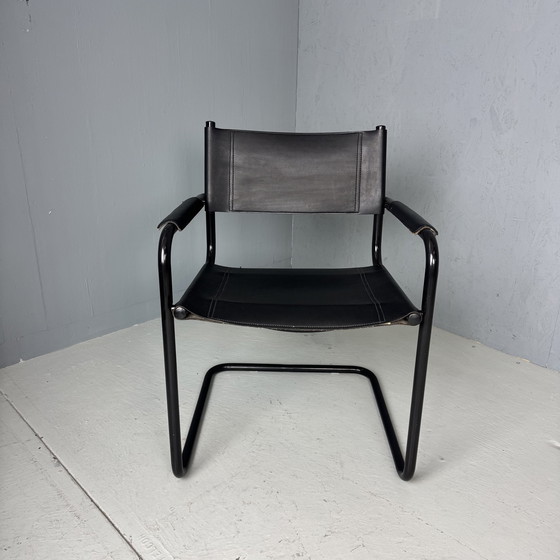 Image 1 of Bauhaus Cesca stoel - zwart leer