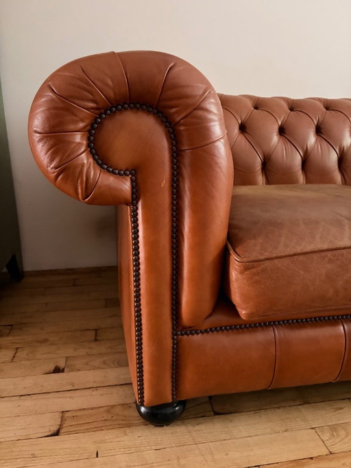 Chesterfield Bank Kingston Forrest – 3 5 zitsbanken, Leather (photo 2 of 5)