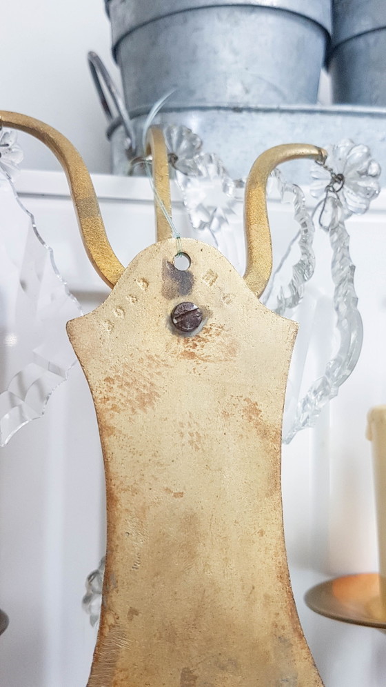 Paar Wandleuchten aus Bronze und Kristall MG – Beleuchtung, Crystal, Klassiek (photo 11 of 11)