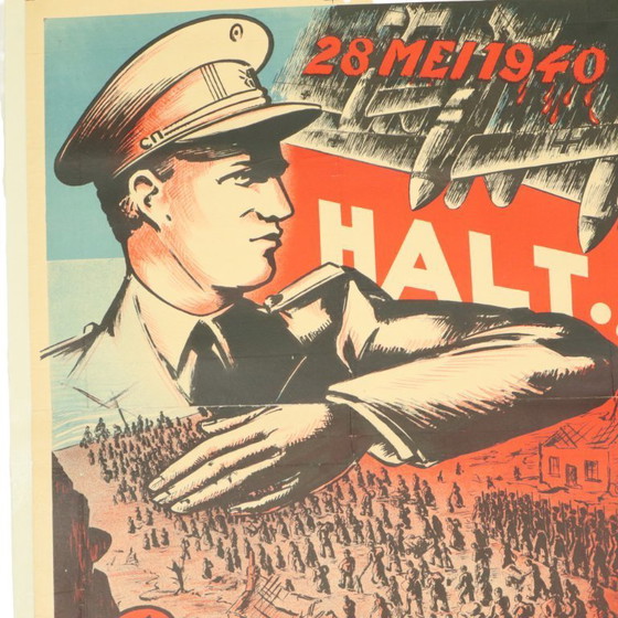 Image 1 of Militaria Affiche 28 Mei 1940