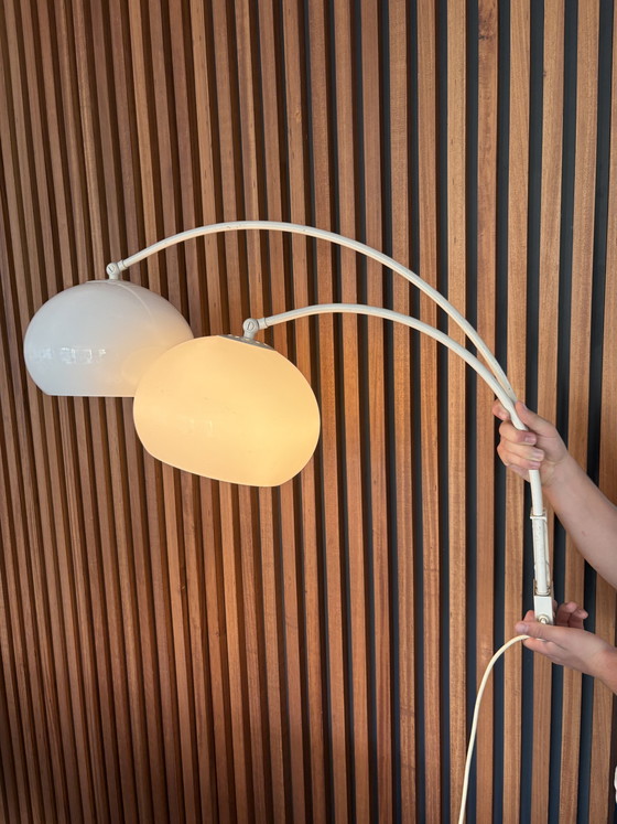 Image 1 of Dijkstra vintage dubbele wandlamp